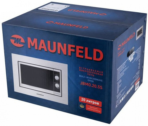 Микроволновая печь Maunfeld JBMO.20.5S 20л. 700Вт нержавеющая сталь/черный (встраиваемая) фото 6