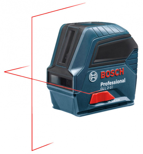 Нивелир лазерн. Bosch GLL 2-10 Professional 2кл.лаз. цв.луч. красный 2луч. (0601063L00) фото 2
