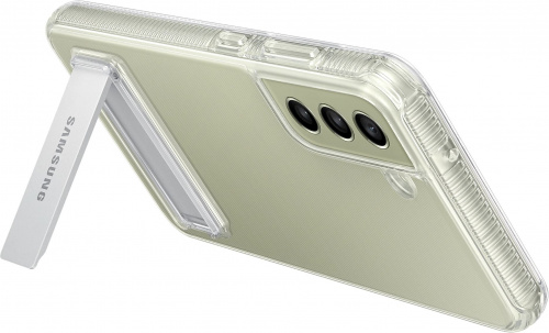 Чехол (клип-кейс) Samsung для Samsung Galaxy S21 FE Clear Standing Cover прозрачный (EF-JG990CTEGRU) фото 6