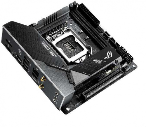 Материнская плата Asus ROG STRIX Z490-I GAMING Soc-1200 Intel Z490 2xDDR4 mini-ITX AC`97 8ch(7.1) 2.5Gg RAID+HDMI+DP фото 4