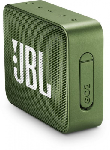 Колонка порт. JBL GO 2 зеленый 3W 1.0 BT/3.5Jack 730mAh (JBLGO2GRN) фото 4