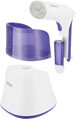 Отпариватель ручной Kitfort КТ-982 1200Вт белый/фиолетовый фото 5