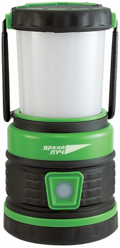 Фонарь походный Яркий Луч CL-350A зеленый/черный лам.:светодиод.