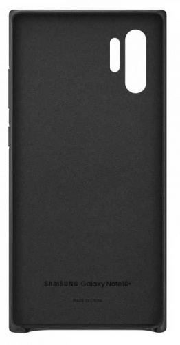 Чехол (клип-кейс) Samsung для Samsung Galaxy Note 10+ Leather Cover черный (EF-VN975LBEGRU) фото 3