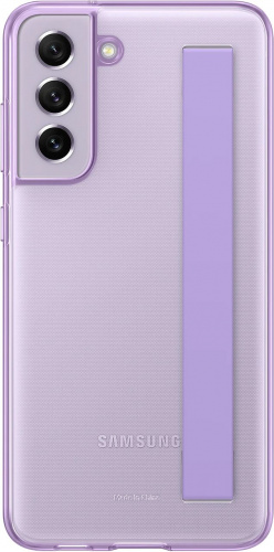 Чехол (клип-кейс) Samsung для Samsung Galaxy S21 FE Slim Strap Cover фиолетовый (EF-XG990CVEGRU) фото 8