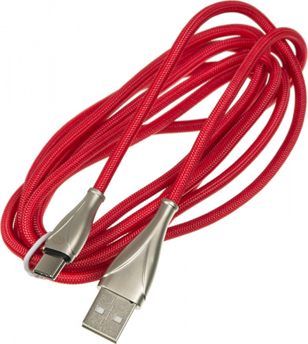 Кабель Digma USB A(m) USB Type-C (m) 2м красный