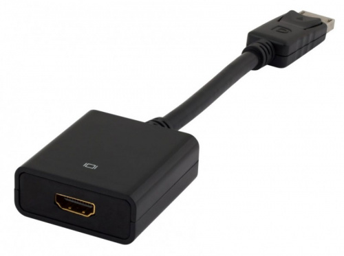 Переходник HDMI (f)/DisplayPort (m) белый фото 2