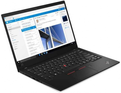 Ультрабук Lenovo ThinkPad X1 Carbon Core i5 8265U/16Gb/SSD256Gb/Intel UHD Graphics 620/14"/WVA/FHD (1920x1080)/4G/Windows 10 Professional/black/WiFi/BT/Cam фото 5