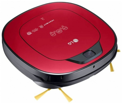 Пылесос-робот LG VRF6670LVT красный/черный фото 3