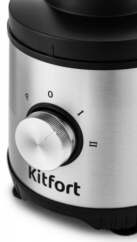 Кухонный комбайн Kitfort КТ-1386 400Вт серебристый/черный фото 5