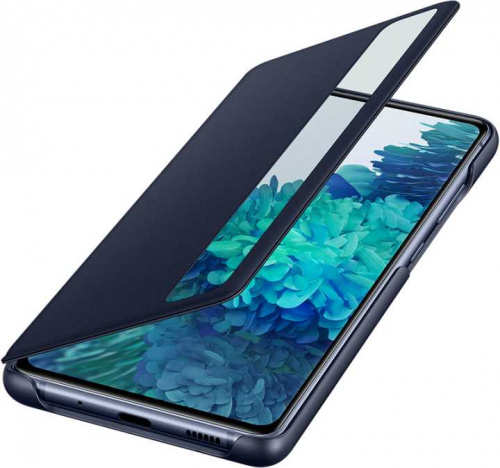 Чехол (флип-кейс) Samsung для Samsung Galaxy S20 FE Smart Clear View Cover темно-синий (EF-ZG780CNEGRU) фото 7