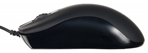 Мышь Оклик 375M черный оптическая (1000dpi) USB (3but) фото 3