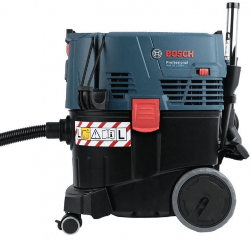 Строительный пылесос Bosch GAS 35 L SFC+ 1200Вт (уборка: сухая/влажная) синий фото 2