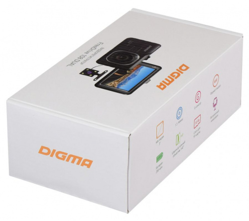 Видеорегистратор Digma FreeDrive 108 DUAL черный 1.3Mpix 1080x1920 1080p 140гр. GP2248 фото 3