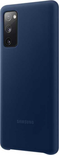 Чехол (клип-кейс) Samsung для Samsung Galaxy S20 FE Silicone Cover темно-синий (EF-PG780TNEGRU) фото 4