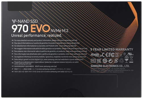 Накопитель SSD Samsung PCI-E x4 1Tb MZ-V7E1T0BW 970 EVO M.2 2280 фото 6