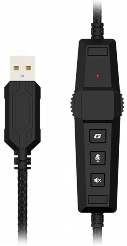 Наушники с микрофоном Edifier G30 TE черный 2.2м мониторные USB оголовье фото 3