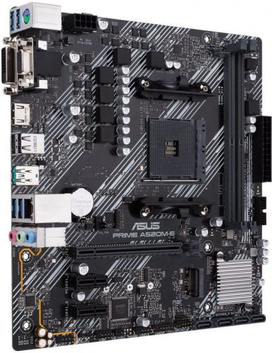 Материнская плата Asus PRIME A520M-E Soc-AM4 AMD A520 2xDDR4 mATX AC`97 8ch(7.1) GbLAN RAID+VGA+DVI+HDMI фото 3