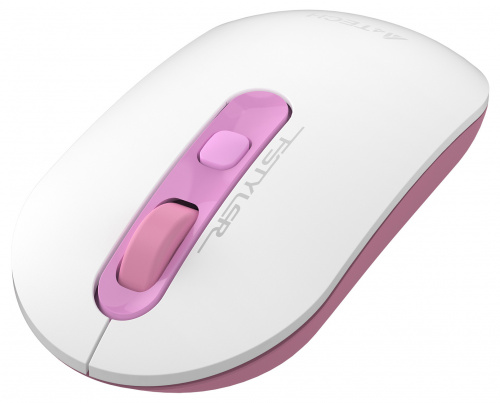 Мышь A4Tech Fstyler FG20S Sakura белый/розовый оптическая (2000dpi) silent беспроводная USB для ноутбука (4but) фото 8