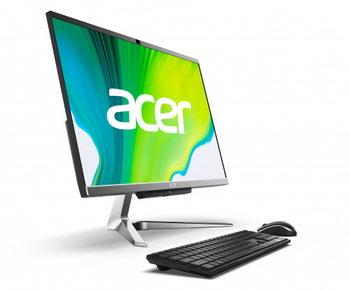 Моноблок Acer Aspire C24-963 23.8" Full HD i5 1035G1 (1)/8Gb/SSD256Gb/UHDG/CR/Windows 10 Professional/GbitEth/WiFi/BT/65W/клавиатура/мышь/Cam/серебристый 1920x1080 фото 11