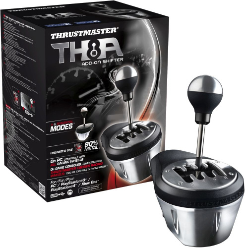 Блок рычагов ThrustMaster TH8A Add-On Shifter черный USB фото 4