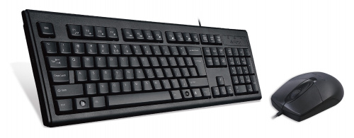 Клавиатура + мышь A4Tech KRS-8372 клав:черный мышь:черный USB фото 4