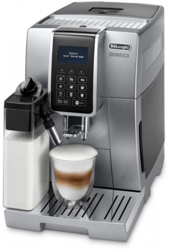 Кофемашина Delonghi Dinamica ECAM350.75.S 1450Вт серебристый фото 3
