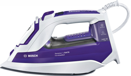 Утюг Bosch TDA752422V 2400Вт белый/фиолетовый фото 2