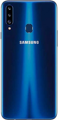 Смартфон Samsung SM-A207F Galaxy A20s 32Gb 3Gb синий моноблок 3G 4G 2Sim 6.5" 720x1560 Android 9 13Mpix 802.11 b/g/n GPS GSM900/1800 GSM1900 TouchSc MP3 microSD max512Gb фото 2