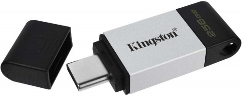 Флеш Диск Kingston 256GB DataTraveler 80 Type-C DT80/256GB USB3.0 черный фото 4
