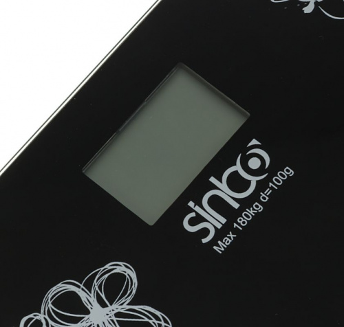Весы напольные электронные Sinbo SBS 4429B макс.180кг черный/рисунок фото 4