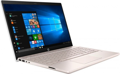 Ноутбук HP 14-ce0011ur Core i5 8250U/4Gb/1Tb/iOpt16Gb/nVidia GeForce Mx130 2Gb/14"/IPS/FHD (1920x1080)/Windows 10 64/rose gold/WiFi/BT/Cam фото 4