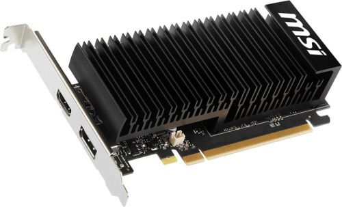 Видеокарта MSI PCI-E GT 1030 2GHD4 LP OC NVIDIA GeForce GT 1030 2048Mb 64 DDR4 1189/2100 HDMIx1 DPx1 HDCP Ret low profile