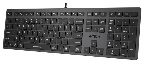 Клавиатура A4Tech Fstyler FX50 серый USB slim Multimedia (FX50 GREY) фото 6