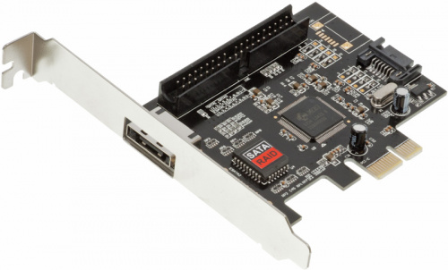 Контроллер PCI-E JMB363 1xE-SATA 1xSATA 1xIDE Bulk фото 4