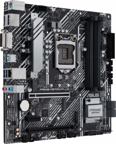 Материнская плата Asus PRIME H570M-PLUS Soc-1200 Intel H570 4xDDR4 mATX AC`97 8ch(7.1) GbLAN RAID+DVI+HDMI+DP фото 2
