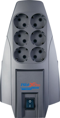 Сетевой фильтр Pilot X-Pro 7м (6 розеток) серый (коробка) фото 7