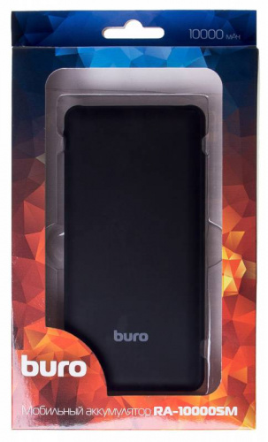 Мобильный аккумулятор Buro RA-10000SM 10000mAh 3A 4xUSB черный фото 8