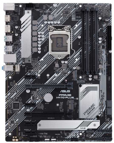 Материнская плата Asus PRIME H470-PLUS Soc-1200 Intel H470 4xDDR4 ATX AC`97 8ch(7.1) GbLAN RAID+HDMI+DP фото 3