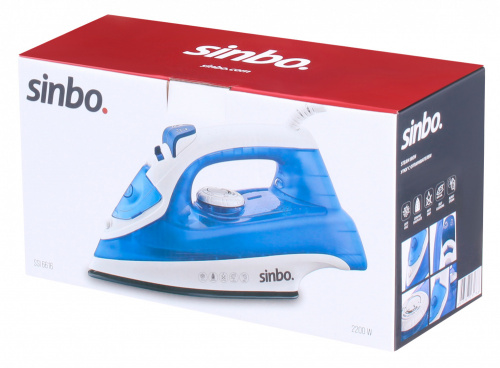 Утюг Sinbo SSI 6616 2200Вт синий фото 2
