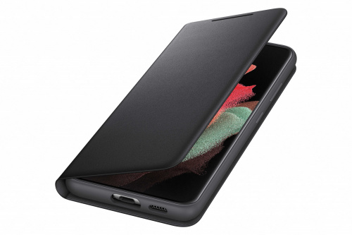 Чехол (флип-кейс) Samsung для Samsung Galaxy S21 Ultra Smart LED View Cover черный (EF-NG998PBEGRU) фото 4