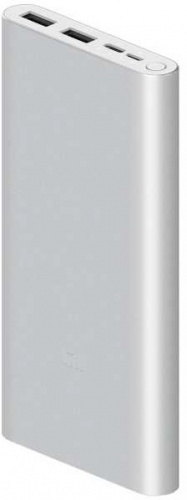 Мобильный аккумулятор Xiaomi Mi Power Bank 3 PLM13ZM Li-Pol 10000mAh 2.4A+2.4A серебристый 2xUSB фото 6
