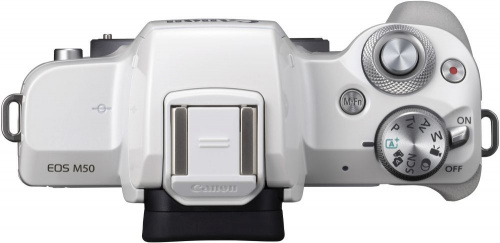 Фотоаппарат Canon EOS M50 белый 24.1Mpix 3" 4K WiFi 18-150 IS STM LP-E12 (с объективом) фото 4