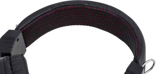 Наушники с микрофоном Sven AP-G555MV черный/красный 2.2м мониторные оголовье фото 7