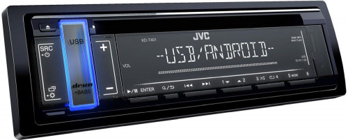 Автомагнитола CD JVC KD-T401 1DIN 4x50Вт фото 3
