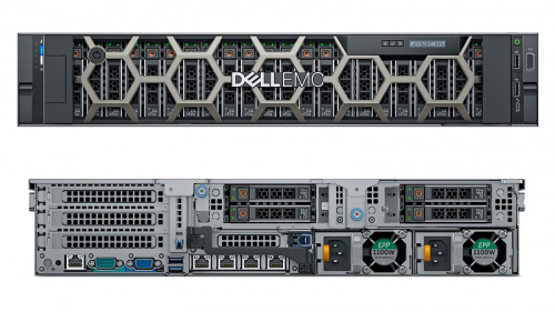 Сервер Dell PowerEdge R740xd 2x5220 2x16Gb 2RRD x24 22x480Gb 2.5" SSD SAS MU H730p+ iD9En 5720 4P 2x1100W 3Y PNBD (210-AKZR-157) фото 2