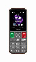Мобильный телефон Digma S240 Linx 32Mb серый/оранжевый моноблок 2Sim 2.44" 240x320 0.08Mpix GSM900/1800 MP3 FM microSD max16Gb
