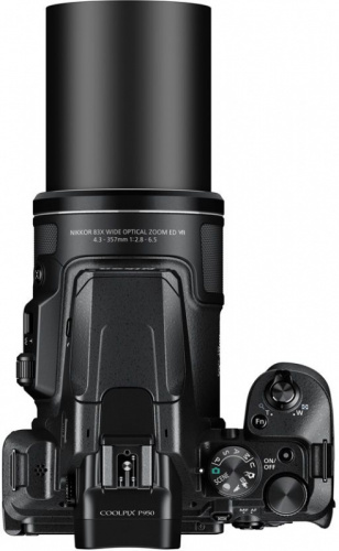 Фотоаппарат Nikon CoolPix P950 черный 16Mpix Zoom83x 3" 4K SDXC CMOS 1x2.3 IS opt 1minF turLCD VF 7fr/s 30fr/s HDMI/WiFi/EN-EL20a фото 4