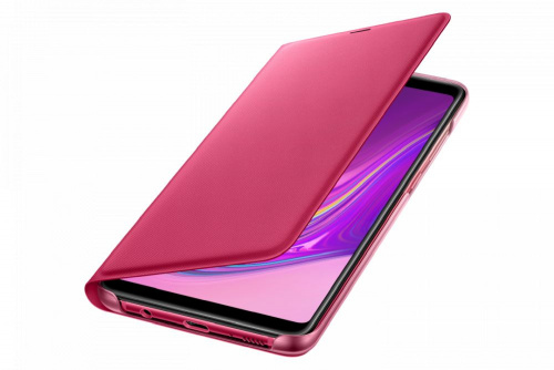 Чехол (флип-кейс) Samsung для Samsung Galaxy A9 2018 Wallet Cover розовый (EF-WA920PPEGRU) фото 4