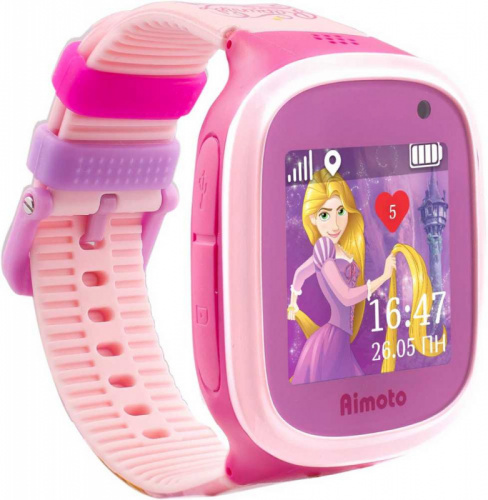 Смарт-часы Кнопка Жизни Disney Принцесса Рапунцель 1.44" TFT розовый (9301104) фото 4
